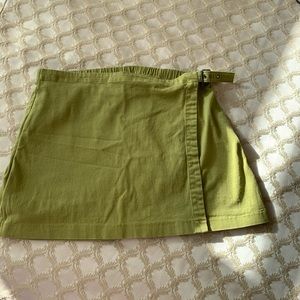 Wild fable mini faux wrap skirt